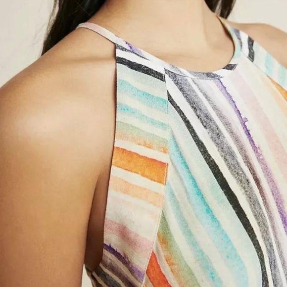 Anthropologie Blank London Gallery Row Edinburgh Striped Wide Leg Jumpsuit S - Picture 5 of 16